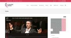 Desktop Screenshot of concert-media.com